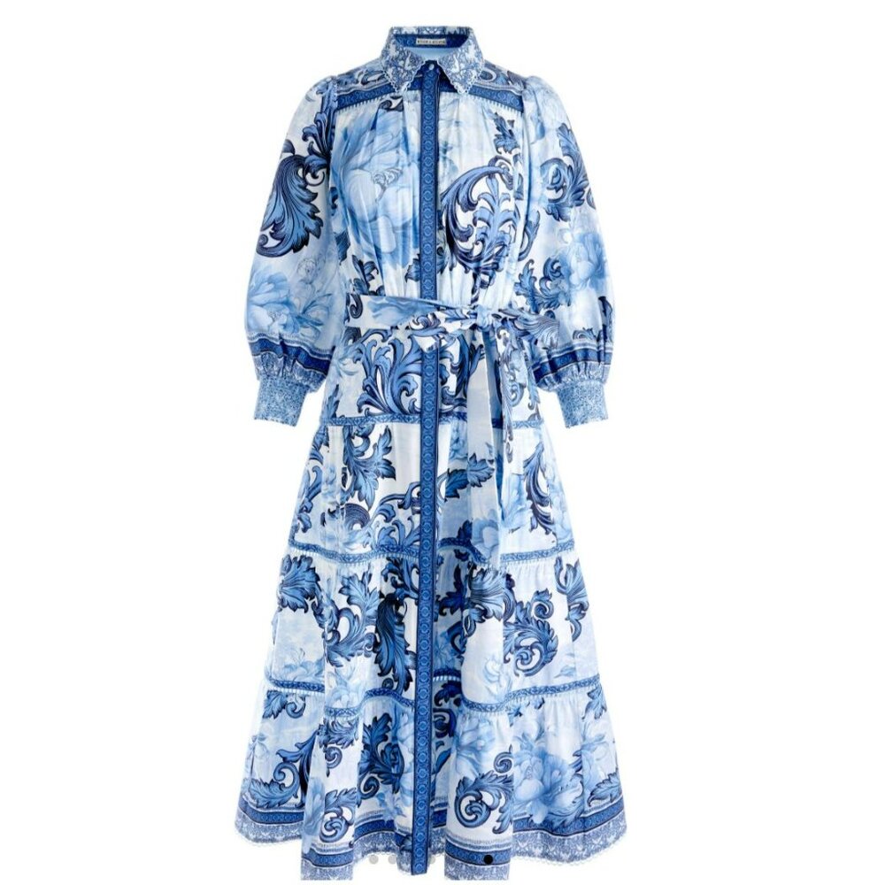 Alice and Olivia Geneva Midi Dress - Picture 2 of 16